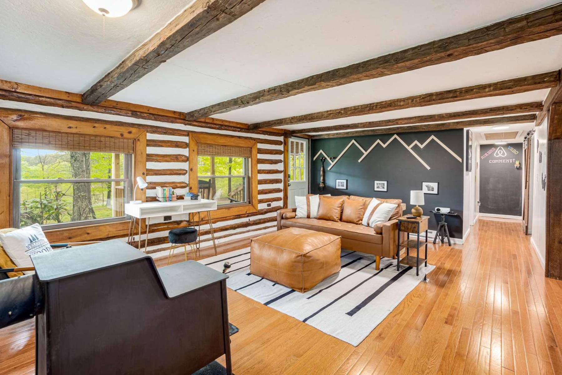 Modernized Log Cabin W Hot Tub Fire Pit & Views Berkeley Springs Zewnętrze zdjęcie